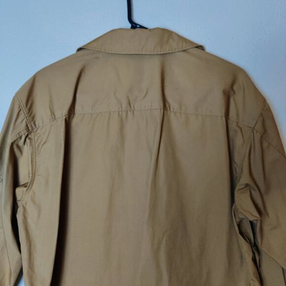 Uniqlo U Men's Khaki Cotton Canvas Utility Jacket Medium Military Inspired - Picture 6 of 11